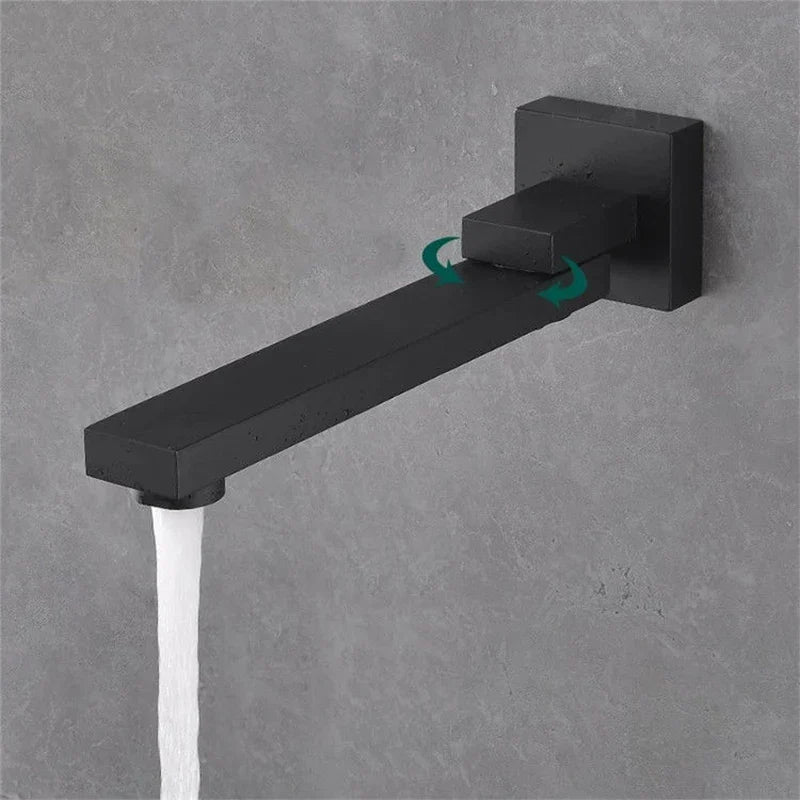 Wall-Mounted Foldable Faucet - High-Quality Stainless Steel Tap with Modern Design