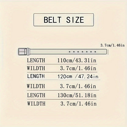 Men's Genuine Leather Belt with Automatic Buckle - Classic Adjustable
Cowhide Waist Belt
