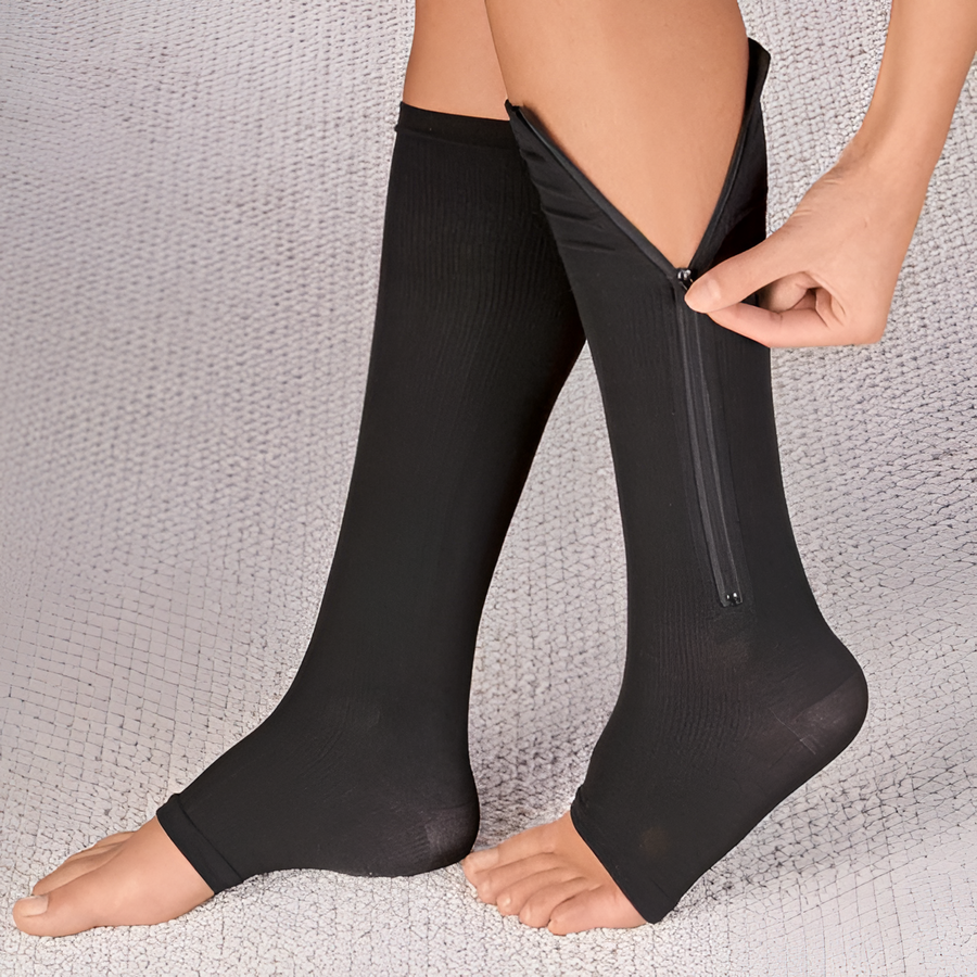 Zippered Compression Socks
Support Stockings 20-30 mmHg