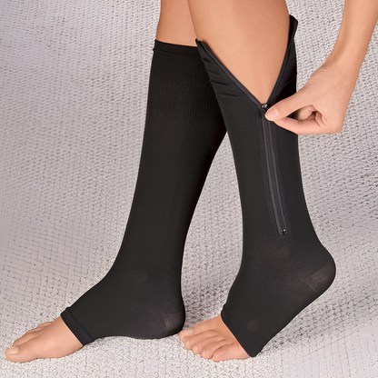 Zippered Compression Socks
Support Stockings 20-30 mmHg