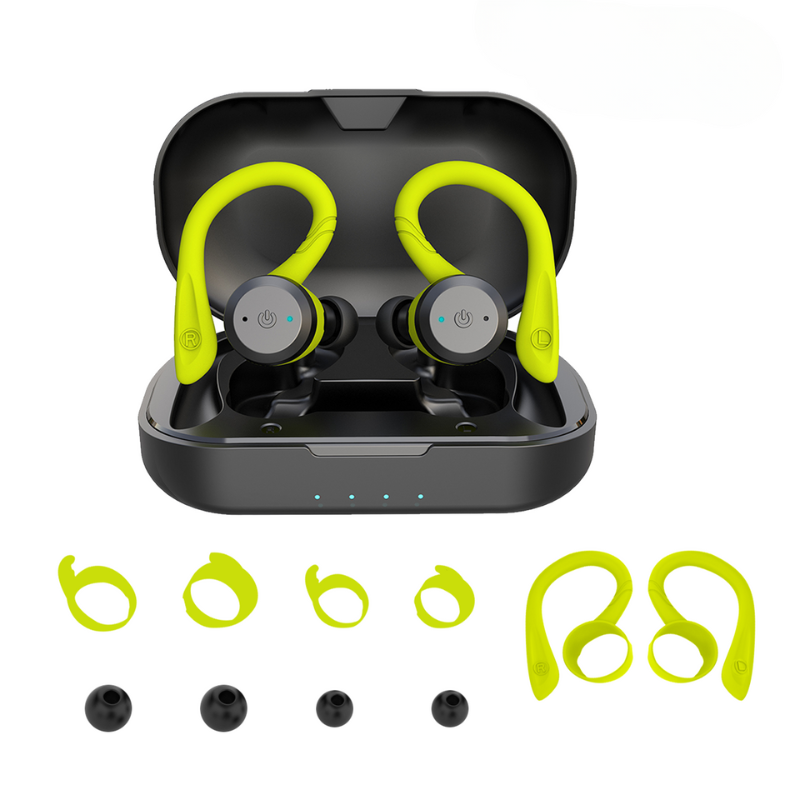 Vega Waterproof Wireless Sport Earbuds - 20 Hours Playtime | Bluetooth 5.0, IPX7 for Swimming & Fitness