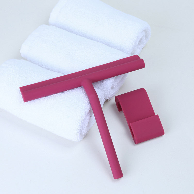 Retro Silicone Wiper for the Shower with Storage Holder