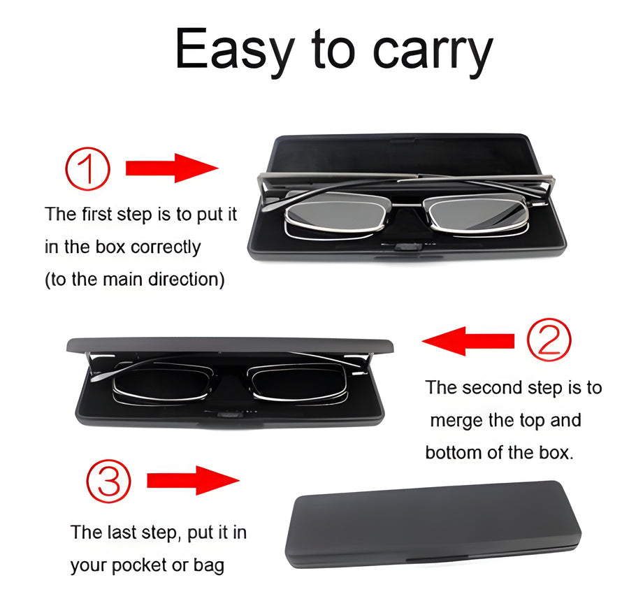 Compact Mens & Ladies Folding
Reading Glasses