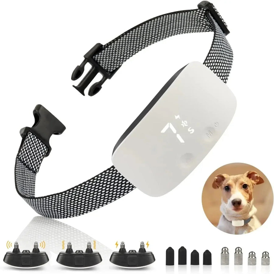 Automatic No-Bark Dog Collar - Rechargeable Waterproof Anti-Barking
Training Collar for AlÍ Breeds