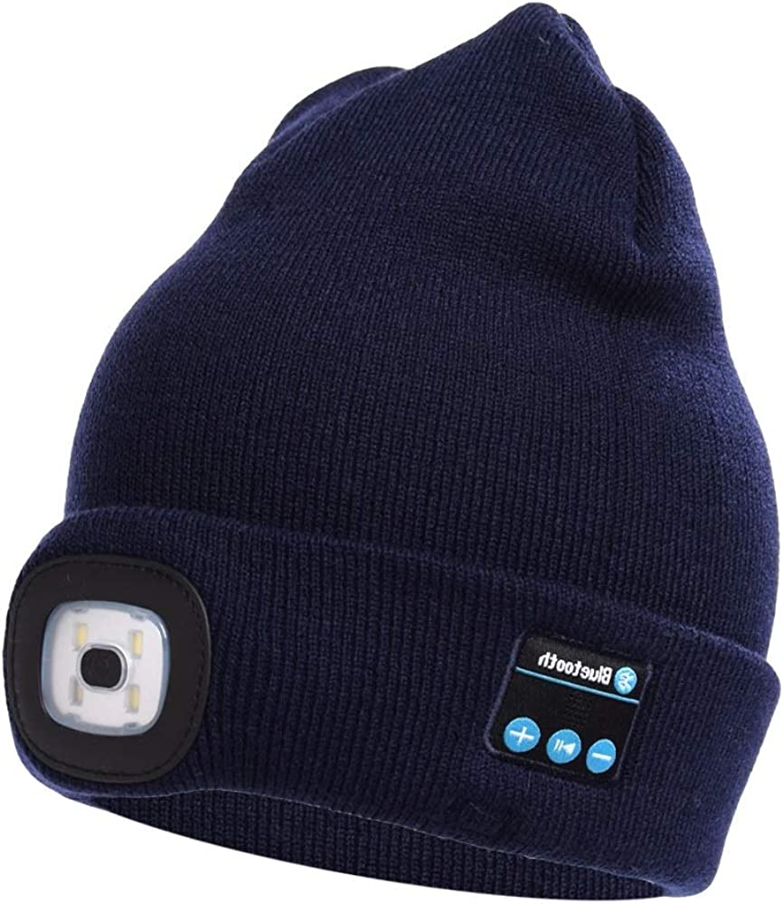 Bluetooth Beanie Hat Light
Wireless Headphones