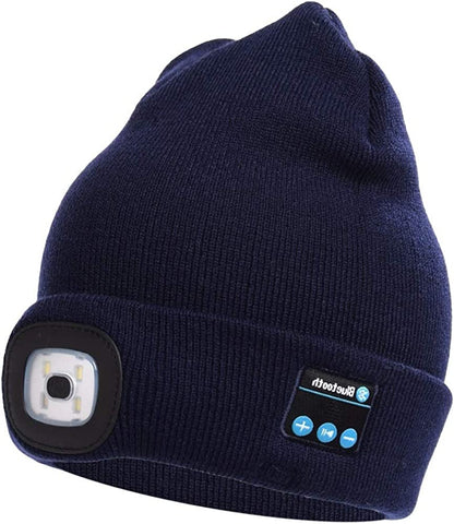 Bluetooth Beanie Hat Light
Wireless Headphones
