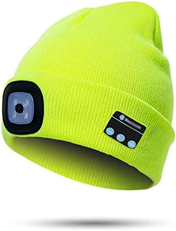 Bluetooth Beanie Hat Light
Wireless Headphones