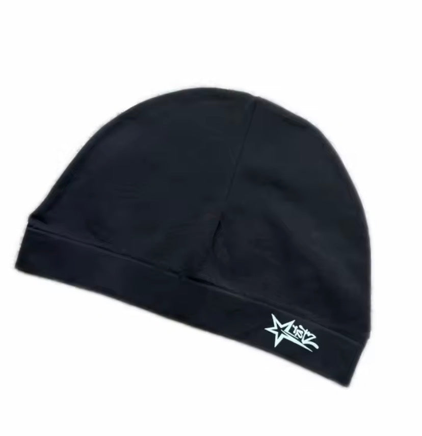 Nylon Elastic Sports Cap Fast-Drying Breathable OutdoorHat Hip-Hop Print Skeleton Cap Unisex Fashion Casual Versatile Cap head beanie