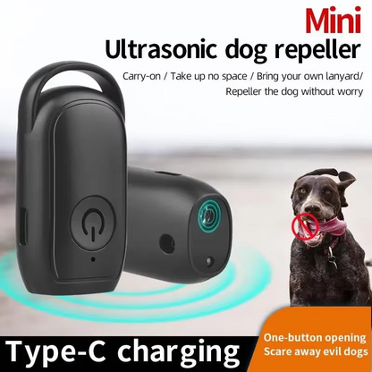 Ultrasonic Mini Dog Repeller and Anti-Barking Training Device with LED
Light
