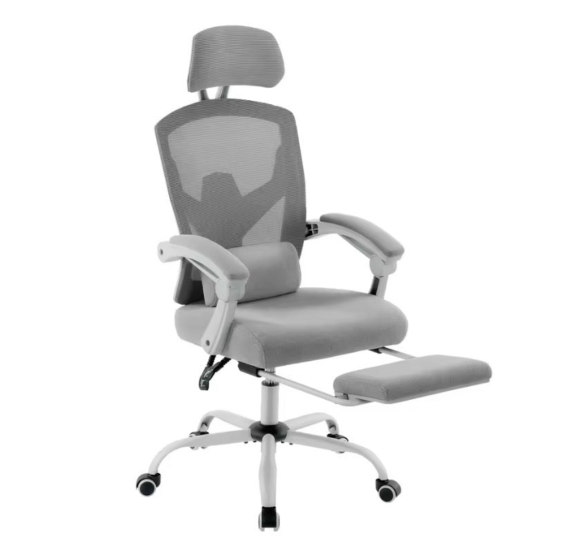 JHK Ergonomic Reclining High Back Mesh Living Room Rocking Gaming Chair Computer Desk Swivel Rolling  Lumbar Support Pillow