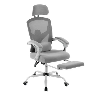 JHK Ergonomic Reclining High Back Mesh Living Room Rocking Gaming Chair Computer Desk Swivel Rolling  Lumbar Support Pillow