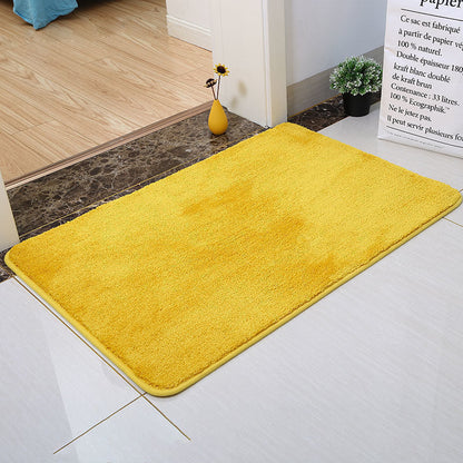Feblilac Solid Color Tufted Bath Mat, Multiple Sizes Bath Mat, Pure NonSlip Bath Mat