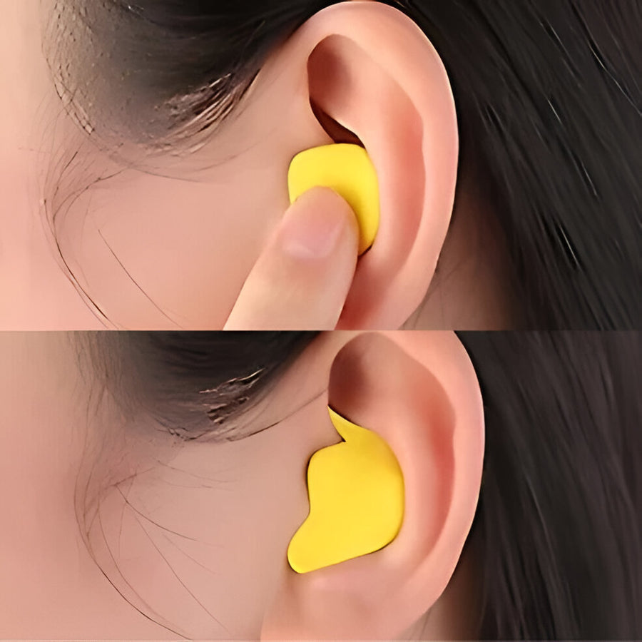 Ear Plugs for Snoring - Noise-Reducing Silent Earplugs for Sound Elimination and Peaceful