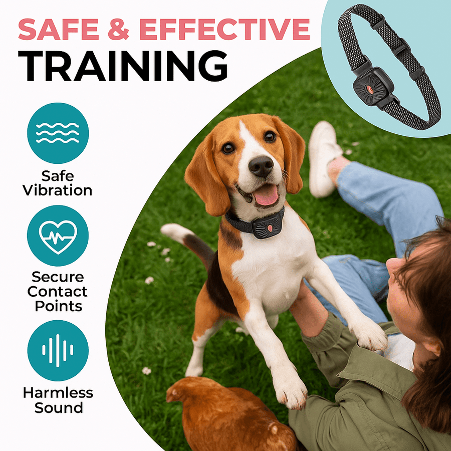 BarkLess Nano - Gentle Anti-Bark Collar for Puppies & Small Dogs