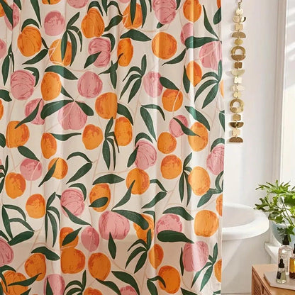 Shower curtain - Peach