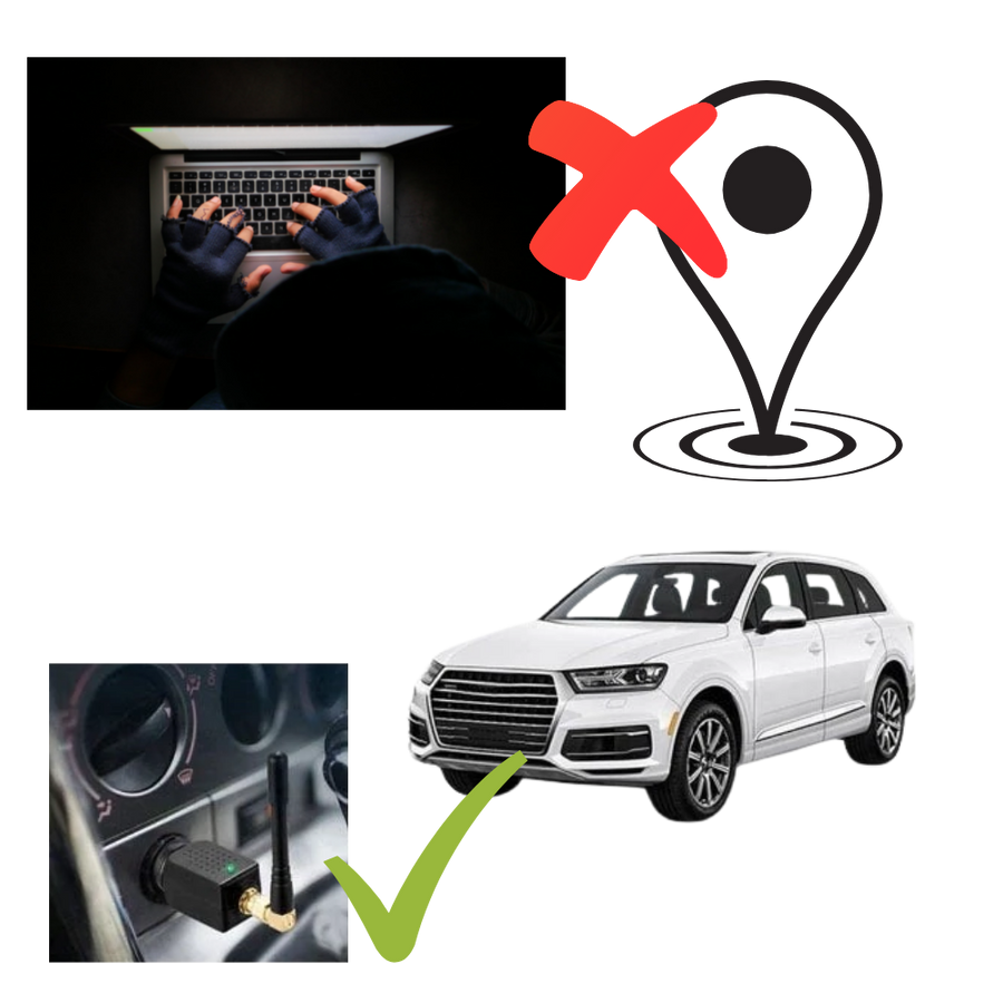 Portable GPS Signal Blocker for Car | 12V Lighter Powered Privacy Device