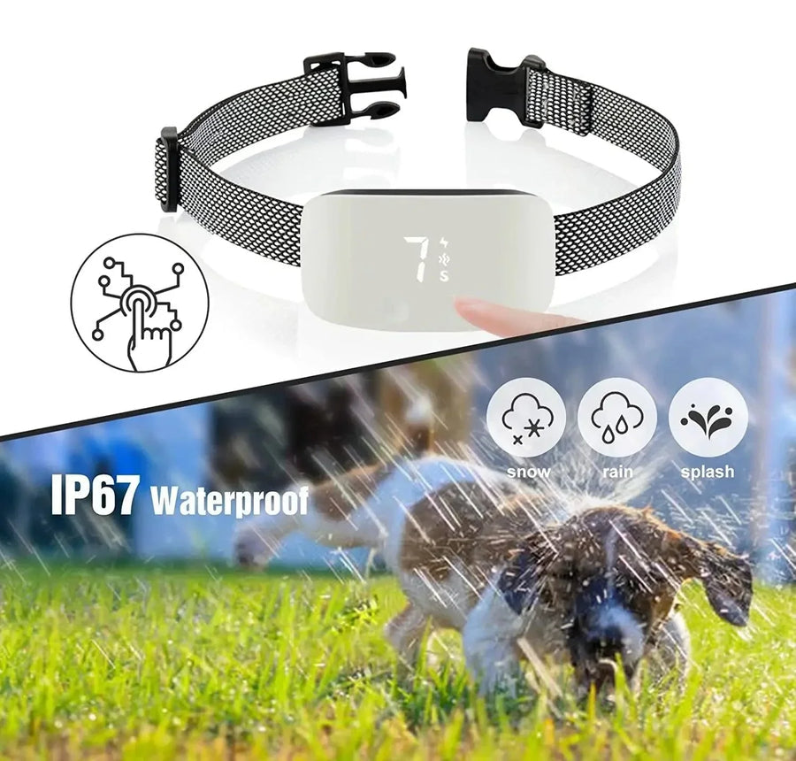 Automatic No-Bark Dog Collar - Rechargeable Waterproof Anti-Barking
Training Collar for AlÍ Breeds