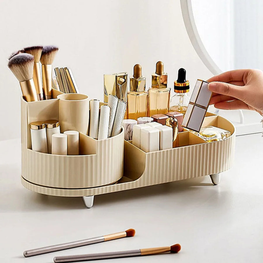 Eleganza - Luxury Beauty Organizer with Slim Rotating Design