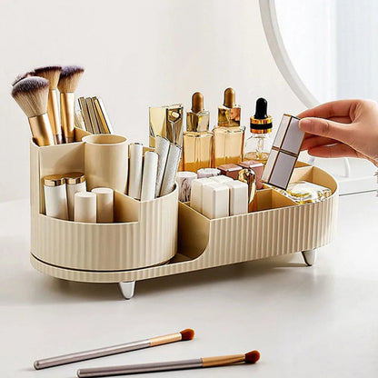 Eleganza - Luxury Beauty Organizer with Slim Rotating Design