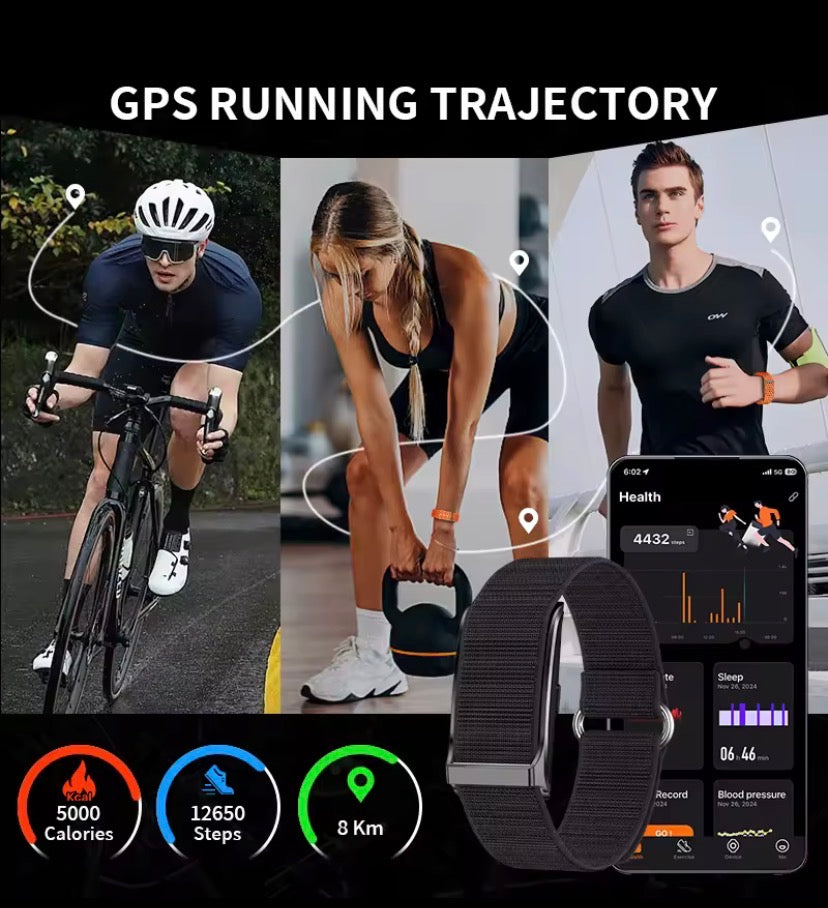 No Screen Smart Watch Men's Sleep tracker Sports Outdoors Fitness Heart Rate Monitor 1ATM Waterproof sleep tracker