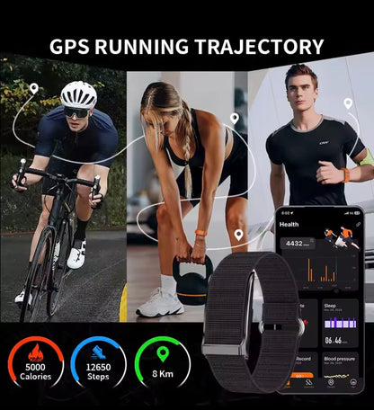 No Screen Smart Watch Men's Sleep tracker Sports Outdoors Fitness Heart Rate Monitor 1ATM Waterproof sleep tracker