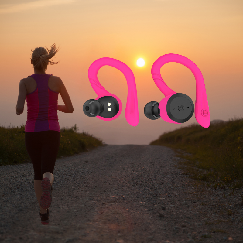 Vega Waterproof Wireless Sport Earbuds - 20 Hours Playtime | Bluetooth 5.0, IPX7 for Swimming & Fitness