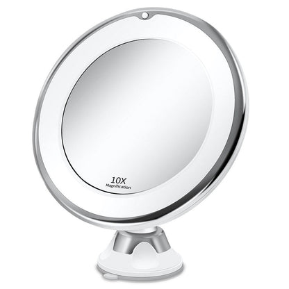 Cosmetic mirror with lighting - LED makeup mirror with magnification function