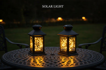 HOMEFISH Solar LED Outdoor Floor Lanterns Focus Panel Candle Lights Hanging Decor for Garden Balcony Terraza Birds Decoration