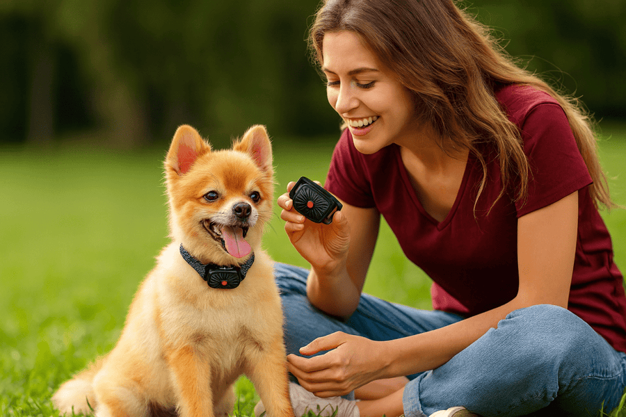 BarkLess Nano - Gentle Anti-Bark Collar for Puppies & Small Dogs
